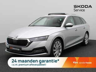 Skoda Octavia Combi 1.4 TSI iV PHEV Business Edition Plus 204PK DSG Panoramadak, achteruitrijcamera, elek. stoelen, head-up, stoelverwarming voor+achter, keyless, side assist, 18'' lichtmetaal