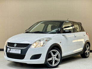 Suzuki Swift 1.2 Black&White, 94Pk, 2012, 2de eigenaar, Dealer onderhouden, Radio, Bluetooth audio, Airco, Elektrische ramen, Lichtmetalen velgen, Stoelverwarming,