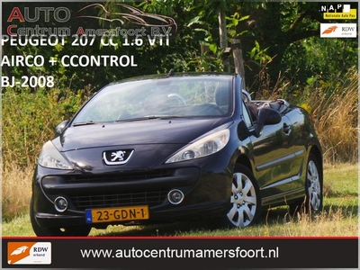 Peugeot 207 CC 1.6 VTi XS ( ECC AICRO + INRUIL MOGELIJK )