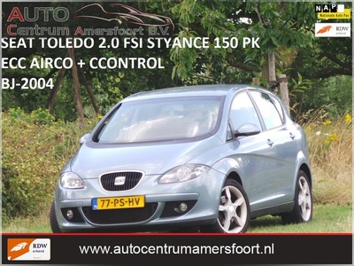 Seat Toledo 2.0 FSI Stylance ( INRUIL MOGELIJK )