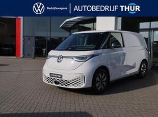 Volkswagen ID. Buzz Cargo 77 kWh 204PK / 150kW, Tot ?5000,- SEBA subsidie, Navigatie carplay, achteruitrijcamera, 3 zits, multifunctioneel stuurwiel, parkeersensoren voor en achter, LED koplampen, scheidingswand met ruit vloerplaat bind rails, DAB+