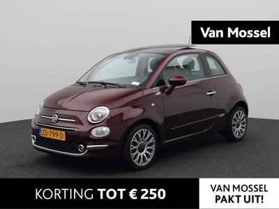 FIAT 500 0.9 TwinAir Turbo 80pk Lounge | Navigatie | Airco | Glazen Schuif/Kanteldak | Lichtmetalen velgen | Cruise controle |