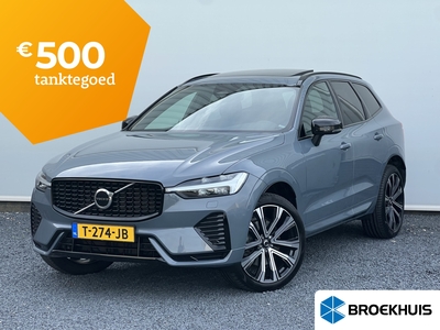 VOLVO XC60 B5 R-design | Trekhaak elektrisch uitklapbaar | Elektrisch verstelbare stoelen + geheugen | Elektrisch glazen panorama-dak | Alarm klasse 3 | met On Call |