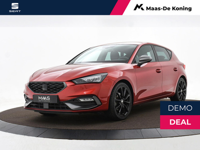 SEAT Leon 1.0 Tsi 110pk FR Business | 18 Inch | Apple Car Play | Navigatie | Lederen bekleding | P-Sensoren | Spraakbediening | Garantie t/m 24-02-2027 of 100.000km