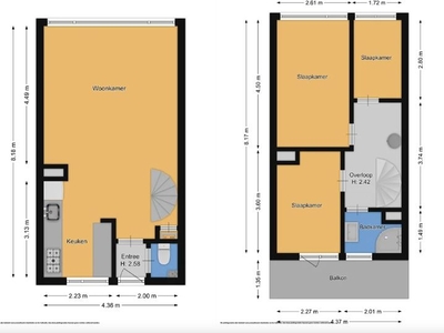 Appartement te huur Korte Heul, Bussum