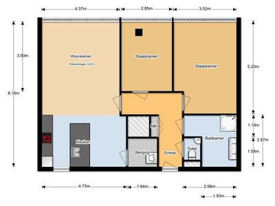 Appartement Scheepmakerspassage in Rotterdam