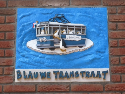 Huis Blauwe Tramstraat in Haarlem