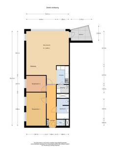 Appartement in Schiedam met 3 kamers