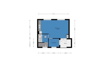 Huur 1 slaapkamer appartement van 39 m² in Leiden