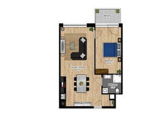 Huur 1 slaapkamer appartement van 65 m² in Rotterdam