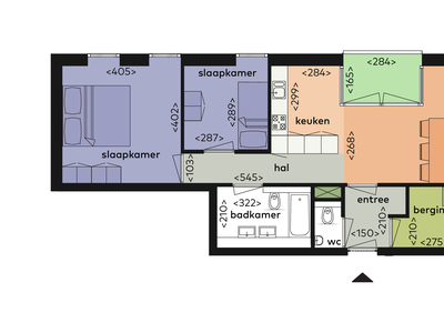 Appartement Ansjovislaan in Bergen op Zoom