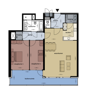 Appartement in Breda met 3 kamers