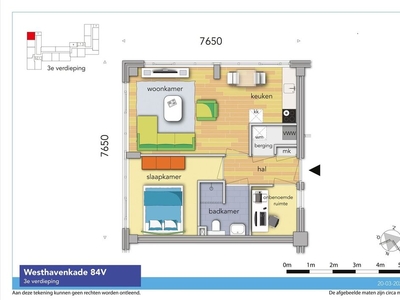 Westhavenkade in Vlaardingen (53m2)