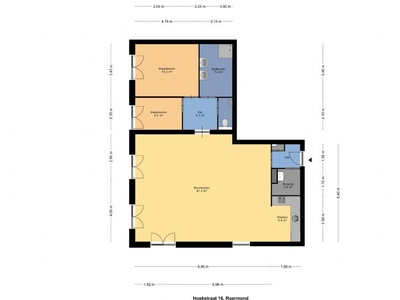 Appartement in Roermond met 2 kamers