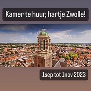 Kamer te huur in Zwolle