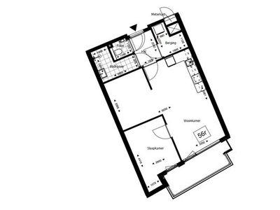 Huur 2 slaapkamer appartement van 57 m² in Den Haag