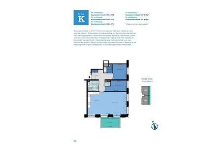 Huur 2 slaapkamer appartement van 89 m² in Nijmegen