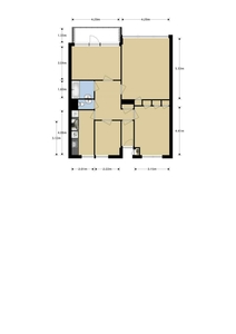 Appartement in Rotterdam met 4 kamers