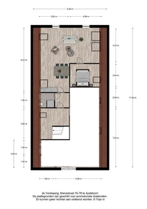 Appartement Mariastraat in Apeldoorn