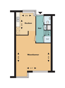 Appartement in Velserbroek met 3 kamers