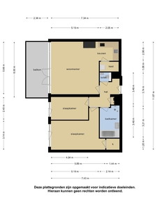 Appartement in Breda met 3 kamers