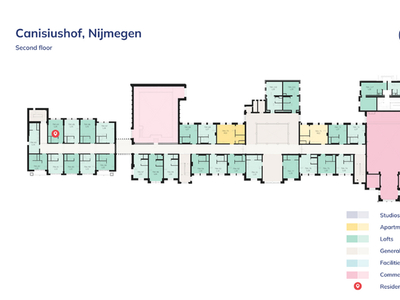 Berg en Dalseweg in Nijmegen (36m2)