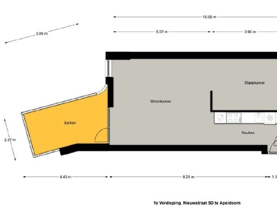 Appartement Nieuwstraat in Apeldoorn