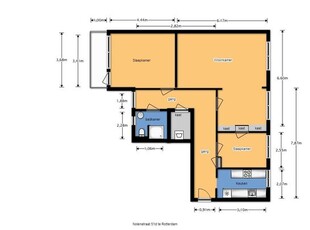 Huur 3 slaapkamer appartement van 80 m² in Rotterdam