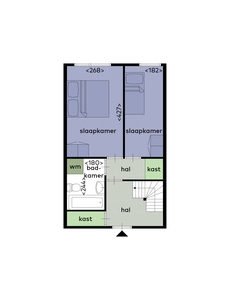 Appartement in Alphen Aan Den Rijn met 4 kamers