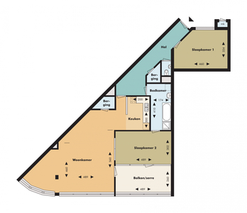 Appartement in Papendrecht met 2 kamers