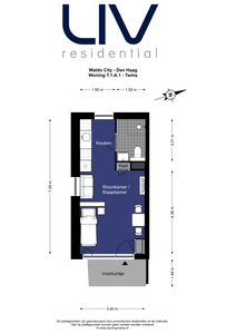 Waldorpstraat in Den Haag (25m2)