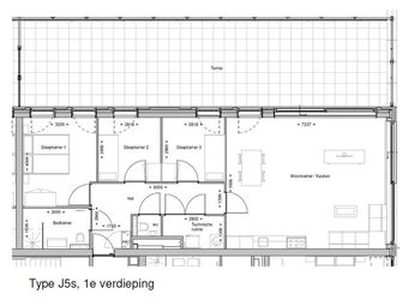 Huur 1 slaapkamer appartement van 97 m² in Castricum