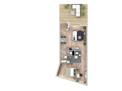 Huur 3 slaapkamer appartement van 63 m² in Gelderland