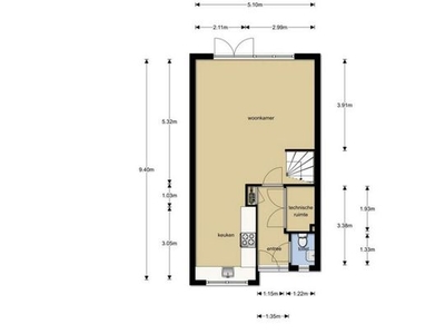 Huur 6 slaapkamer appartement van 121 m² in Putten