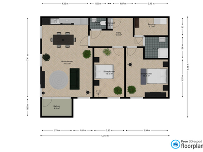 Appartement Lemsterschans in Nieuwegein