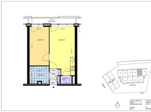 Appartement in Leiden met 2 kamers