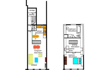 Huur 2 slaapkamer appartement van 100 m² in Amsterdam