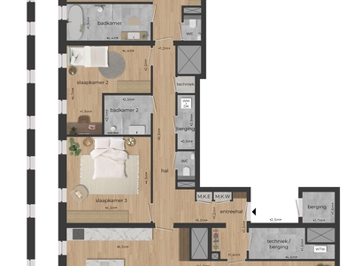 Penthouse type 1 (Bouwnr. 104)