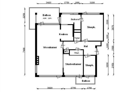 Appartement in Eindhoven met 4 kamers