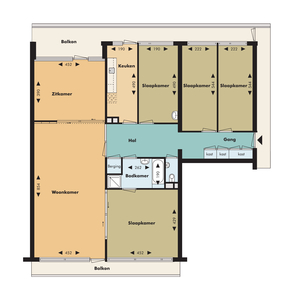 Appartement in Rijswijk met 4 kamers