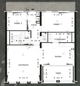 Appartement in Almere met 3 kamers