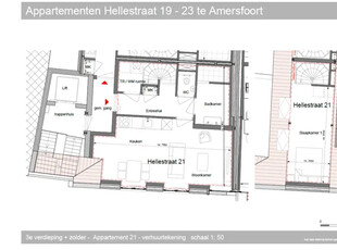 Huur 1 slaapkamer appartement van 64 m² in Amersfoort