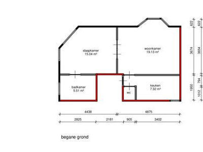 Appartement in Rotterdam met 2 kamers