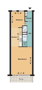 Woonhuis in Leiderdorp met 4 kamers