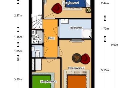 Woonhuis in Zwolle met 4 kamers